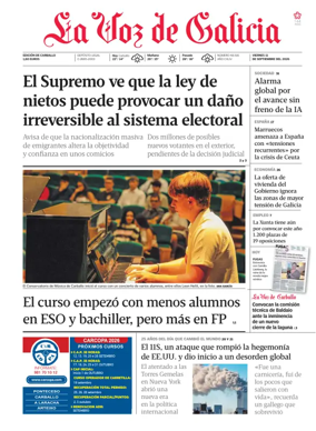 Cover of La Voz de Galicia (Carballo)