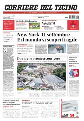 Cover of Corriere del Ticino