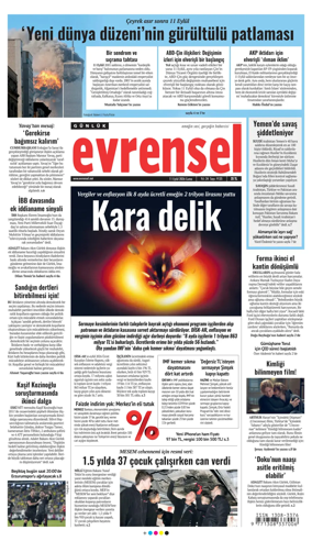 Cover of Evrensel Gazetesi