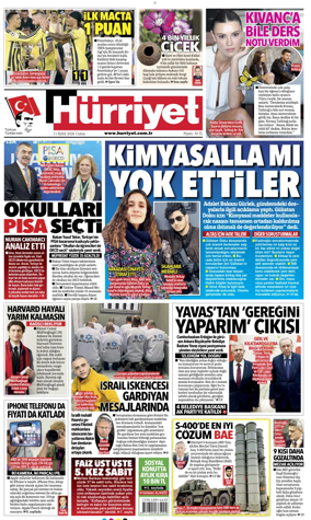 Cover of Hurriyet