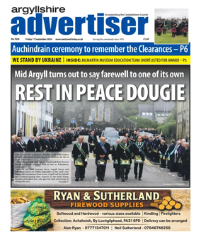 Cover of Argyllshire Advertiser