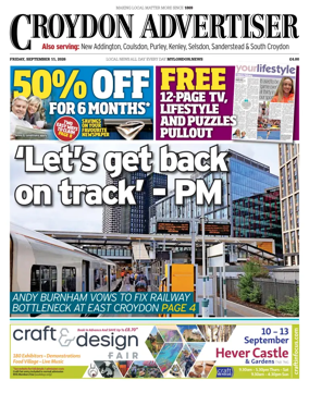 Cover of Croydon Advertiser