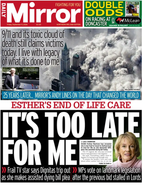 Cover of Daily Mirror (Northern Ireland)
