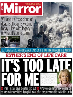 Cover of Daily Mirror