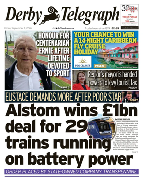 Cover of Derby Telegraph