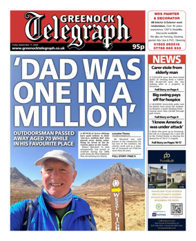 Cover of Greenock Telegraph