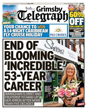Cover of Grimsby Telegraph