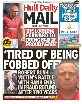 Cover of Hull Daily Mail