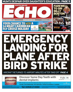 Cover of South Wales Echo