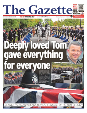 Cover of Teesside Evening Gazette