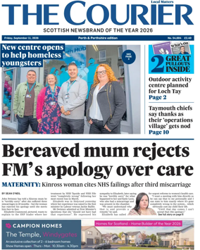 Cover of The Courier & Advertiser (Perth and Perthshire Edition)