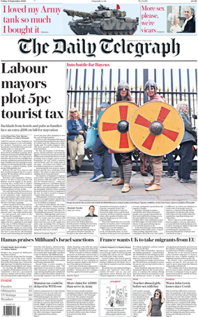 Cover of The Daily Telegraph
