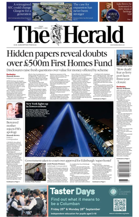 Cover of The Herald (Scotland)