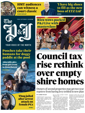 Cover of The Press and Journal (Aberdeen and Aberdeenshire)