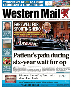 Cover of Western Mail