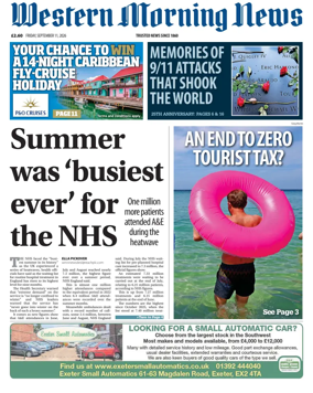 Cover of Western Morning News