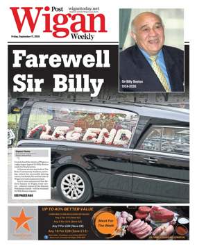 Cover of Wigan Evening Post