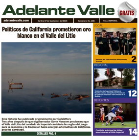 Cover of Adelante Valle