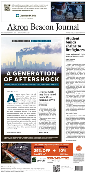 Cover of Akron Beacon Journal