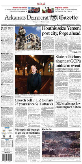 Cover of Arkansas Democrat-Gazette