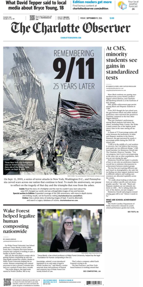 Cover of The Charlotte Observer