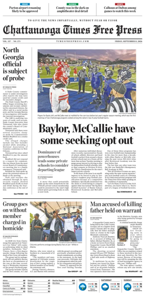 Cover of Chattanooga Times Free Press