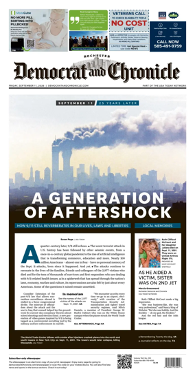 Cover of Democrat and Chronicle