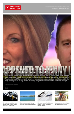 Cover of East Idaho News