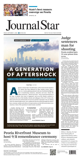 Cover of Journal Star (Peoria)