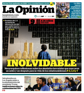 Cover of La Opinion