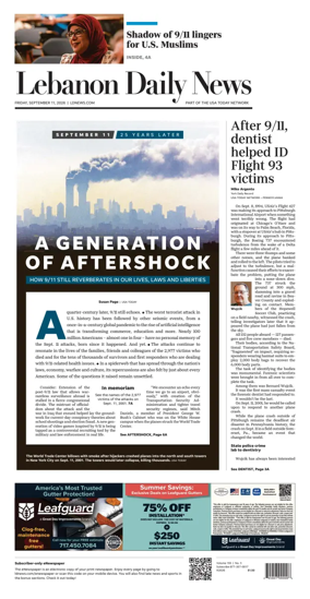 Cover of Lebanon Daily News
