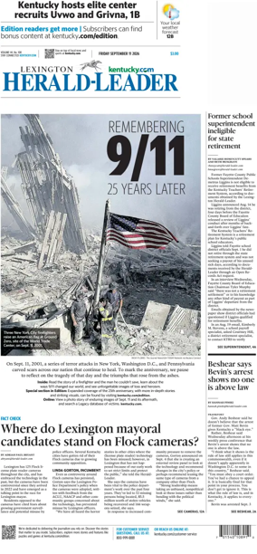 Cover of Lexington Herald-Leader