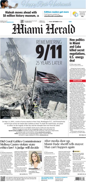 Cover of Miami Herald