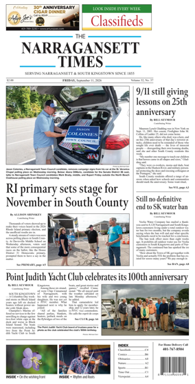 Cover of Narragansett Times