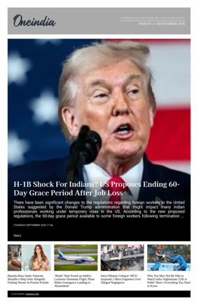 Cover of OneIndia
