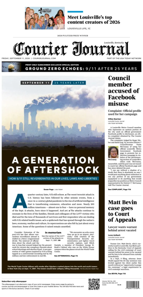 Cover of The Courier-Journal (Louisville)