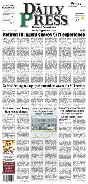 Cover of The Daily Press