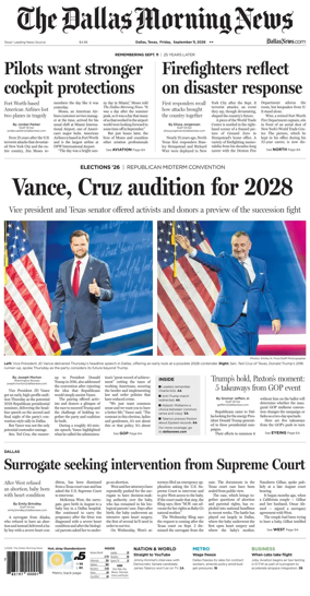 Cover of The Dallas Morning News