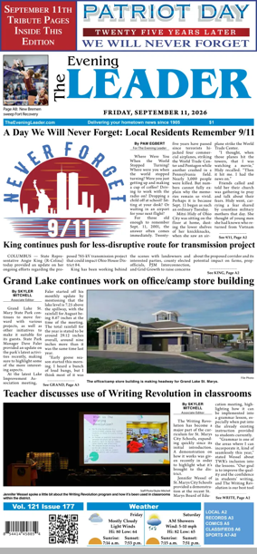 Cover of The Evening Leader