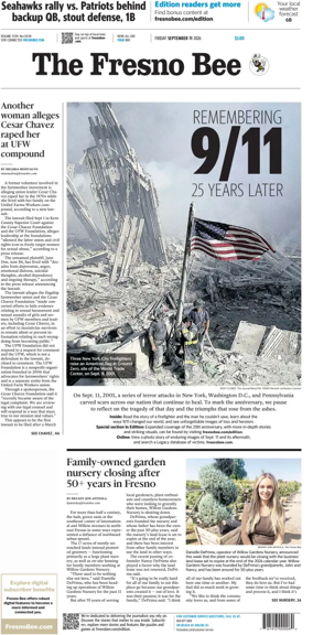 Cover of The Fresno Bee