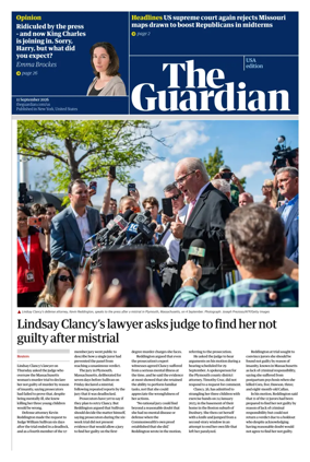 Cover of The Guardian (USA)