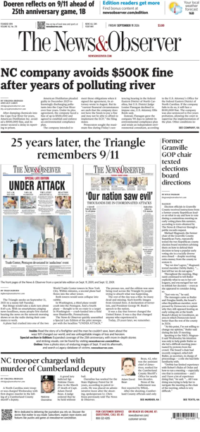 Cover of The News & Observer