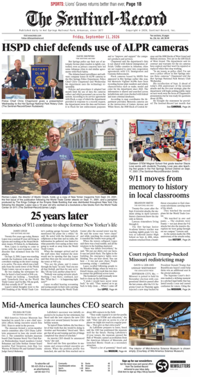 Cover of The Sentinel-Record