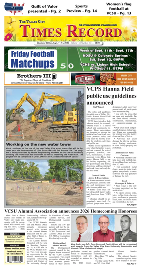 Cover of Valley City Times-Record