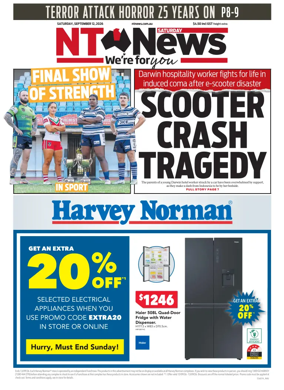 Cover of NT News
