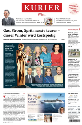 Cover of Kurier (Samstag)