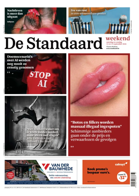 Cover of De Standaard