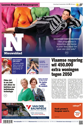 Cover of Het Nieuwsblad