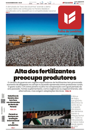 Cover of Folha de Londrina