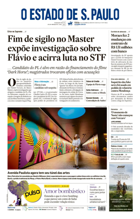 Cover of O Estado de S. Paulo